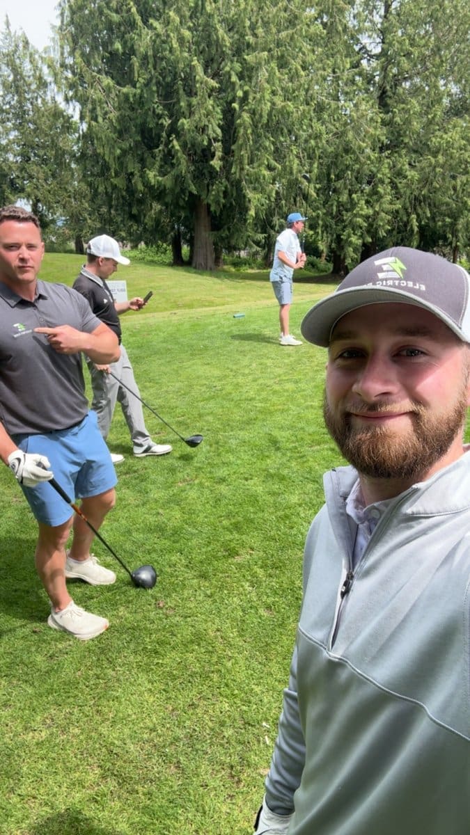 Electric Edge at a local golf event