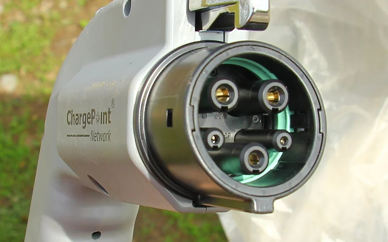 Genuine SAE J1772 electric vehicle charging connector