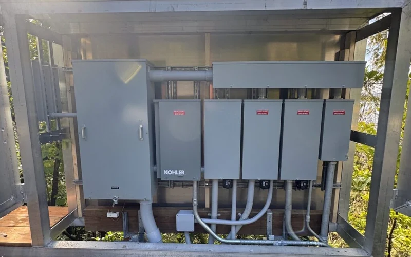 Electrical service equipment and coordinated distribution enclosures