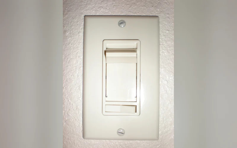 Residential slider dimmer and lighting switch